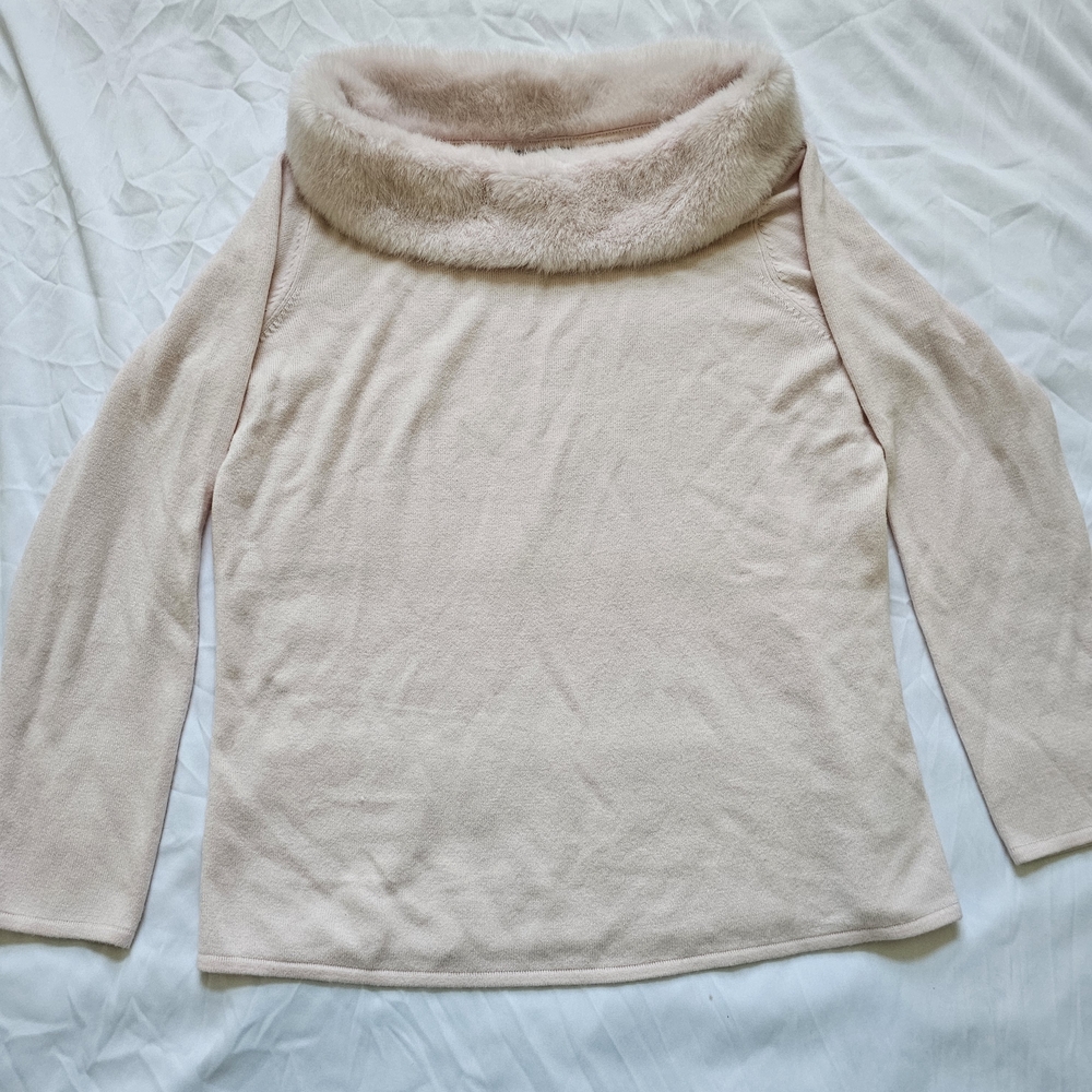 Designers Originals Pink Cowl Neck Sweater